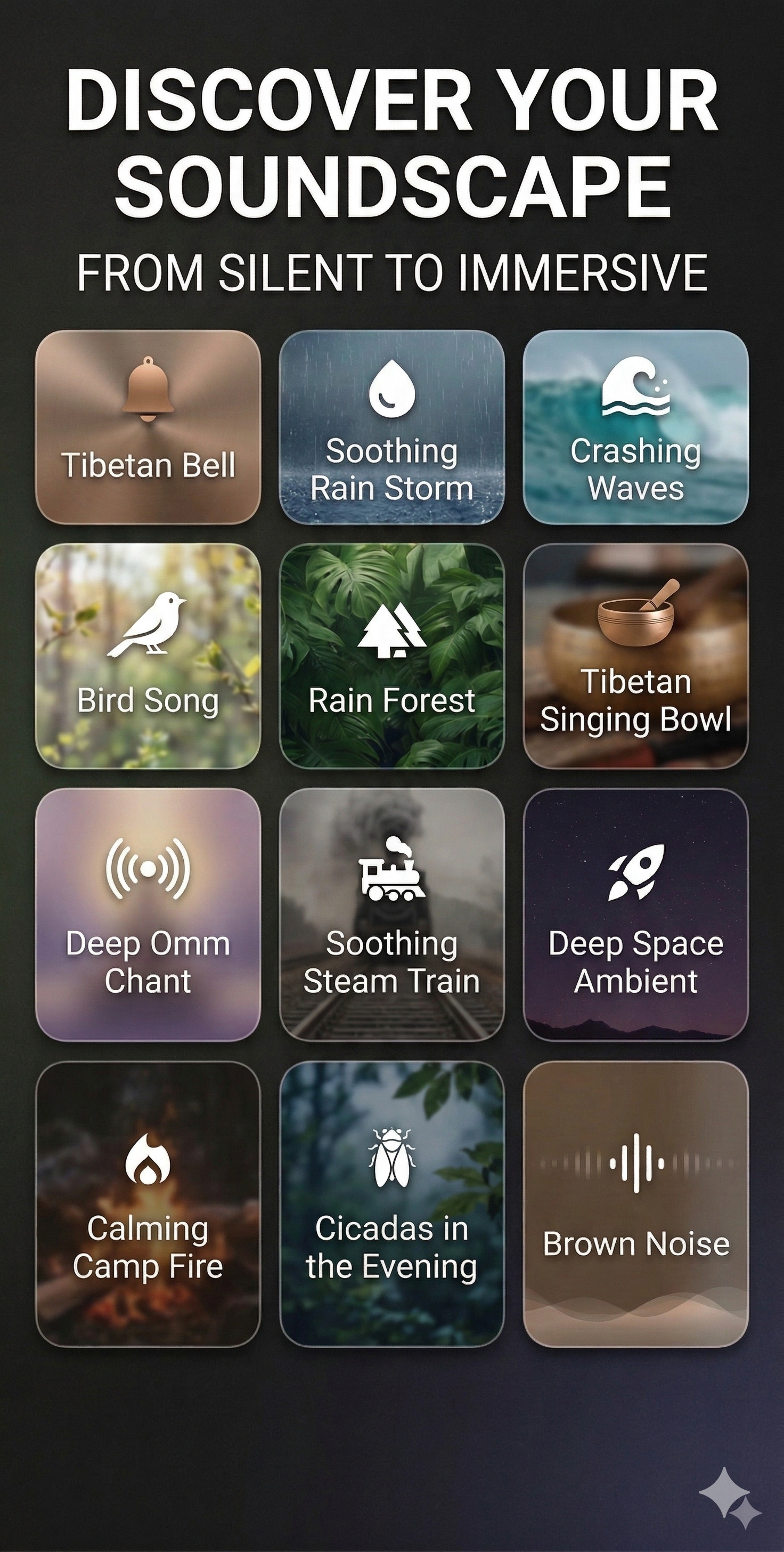Meditation Soundscapes Screen